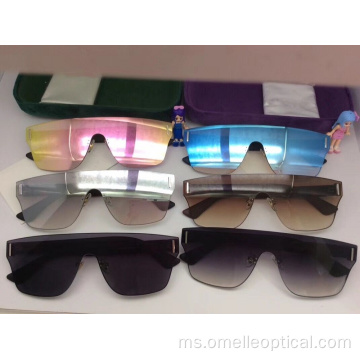 Goggle Rimless Sunglasses Aksesori Fesyen Borong